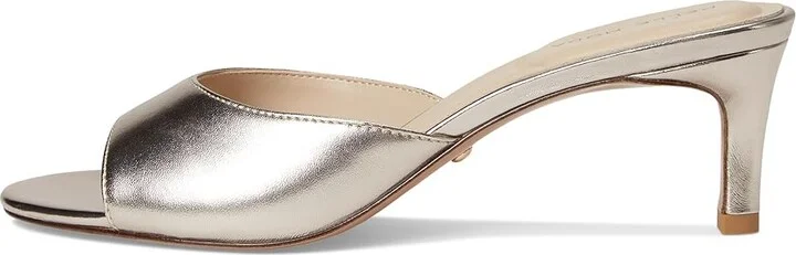Pelle Moda Unia Slide Women's Wedge Shoes Lt Gold : 6 M, Leather - Image 6