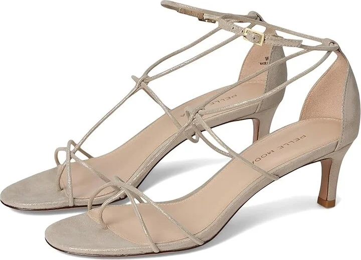 Pelle Moda Ura Women's Sandals Dark Taupe : 6 M, Leather