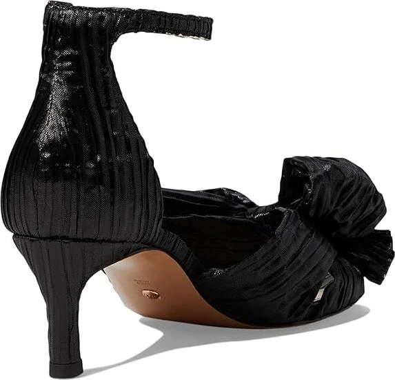 Pelle Moda Utika Women's Sandals Black : 8 M, Leather/Textile - Image 4