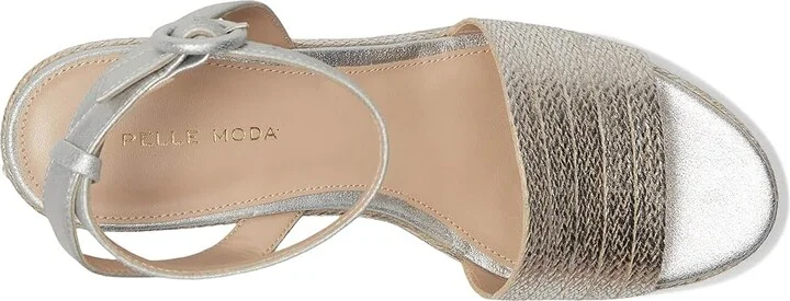 Pelle Moda Wilder Women's Shoes Silver : 9.5 M, Textile - Image 2