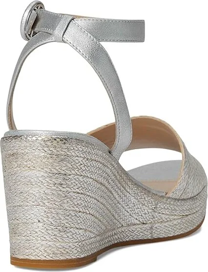 Pelle Moda Wilder Women's Shoes Silver : 9.5 M, Textile - Image 4