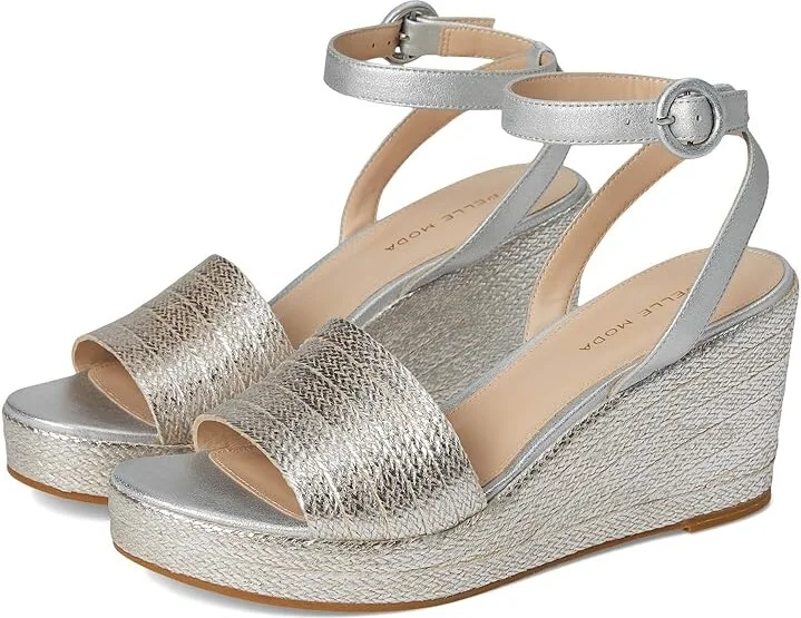 Pelle Moda Wilder Women's Shoes Silver : 9.5 M, Textile