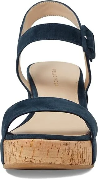 Pelle Moda Wiltz Women's Sandals Midnight : 11 M, Suede - Image 2