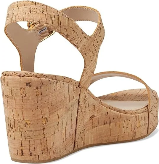 Pelle Moda Wiltz Women's Sandals Natural : 11 M, Suede - Image 4