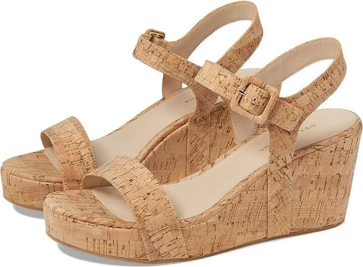 Pelle Moda Wiltz Women's Sandals Natural : 11 M, Suede
