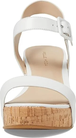 Pelle Moda Wiltz Women's Sandals White : 9 M, Suede - Image 2