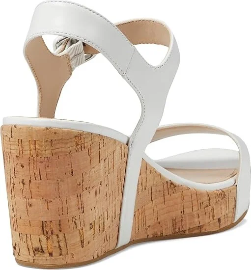 Pelle Moda Wiltz Women's Sandals White : 9 M, Suede - Image 4