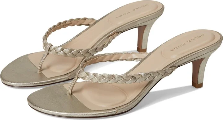 Pelle Moda Women's Earlen Thong Heeled Sandal