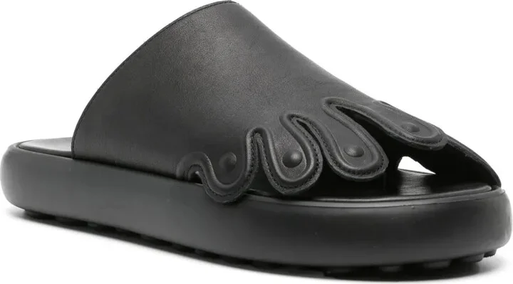 Pelotas Flota toes-shaped leather slides - Image 2