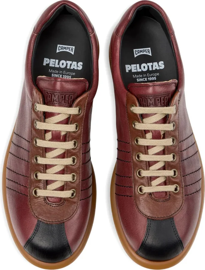 Pelotas leather panelled lace-up sneakers - Image 3