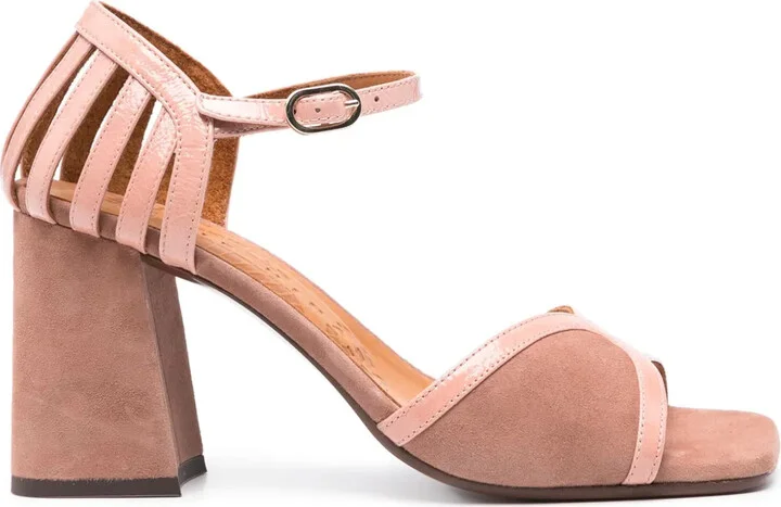 Pelu 85mm leather sandals