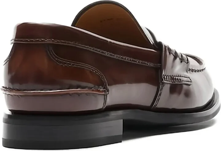 Pembrey patent-leather penny loafers - Image 4
