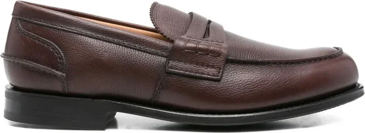 Pembrey penny leather loafers
