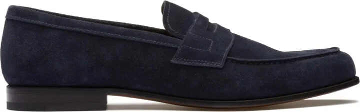 Pembrey penny suede loafers
