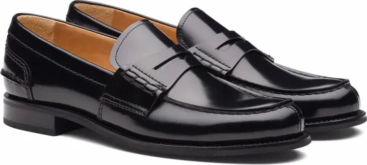 Pembrey W 5 polished fumè loafers - Image 2