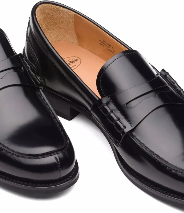 Pembrey W 5 polished fumè loafers - Image 3