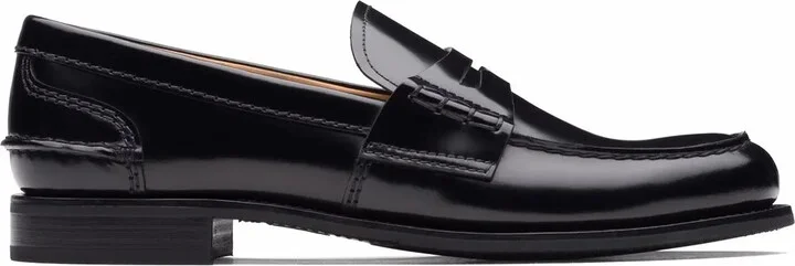 Pembrey W 5 polished fumè loafers