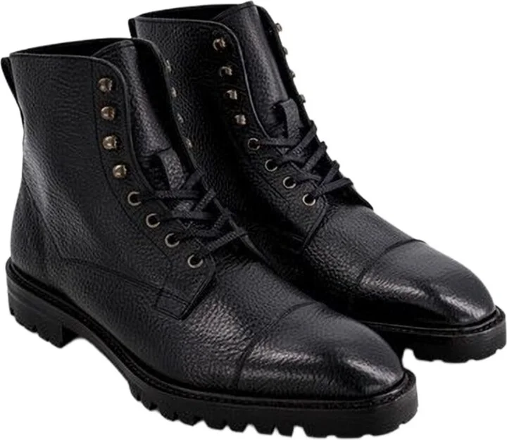 Obsidian Black Leather