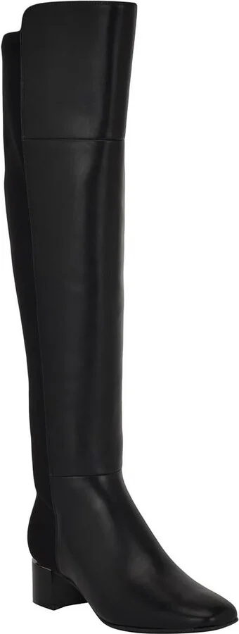 PEMMIE Womens Solid Manmade Over-The-Knee Boots