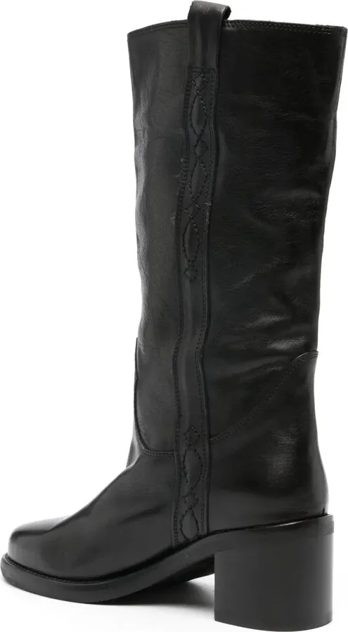 Penelope 70mm leather boots - Image 3