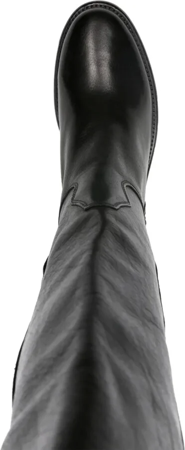 Penelope 70mm leather boots - Image 4