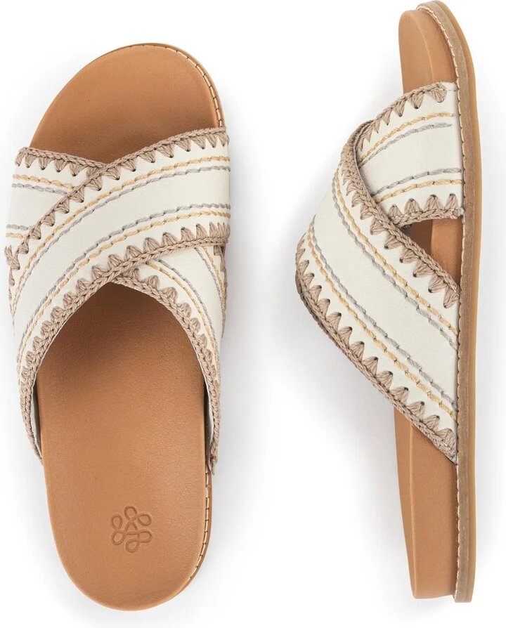 Penelope Leather Slip On Sandal - Image 9