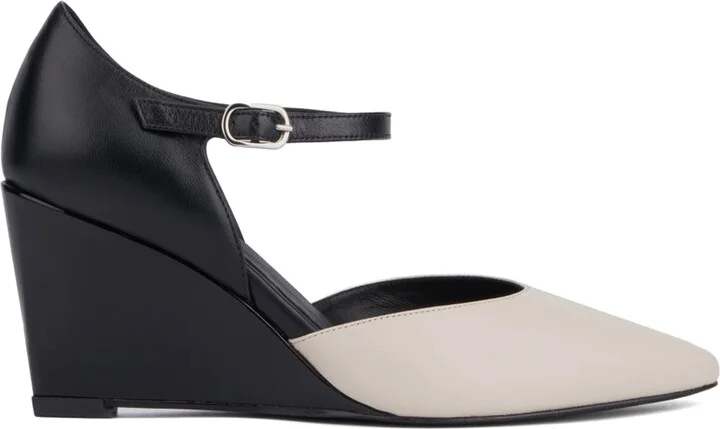 Penelopy Ankle Strap Pointed Toe Wedge Pump - Image 8