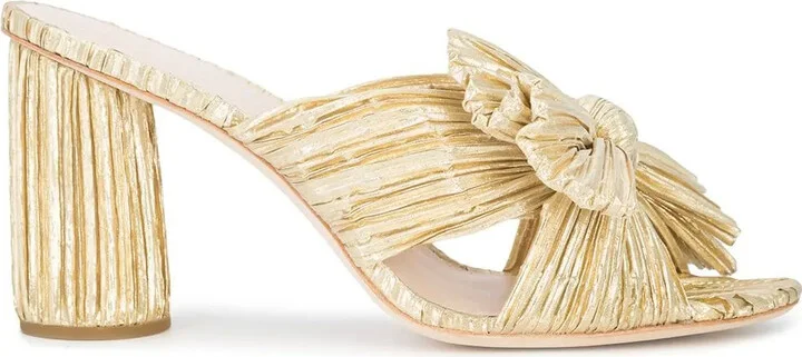 Penny 90mm pleated mules