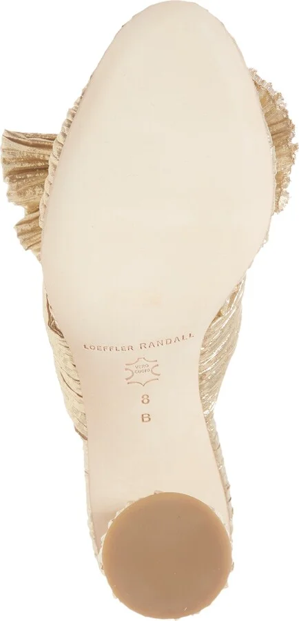 Penny Knotted Lamé Sandal - Image 6