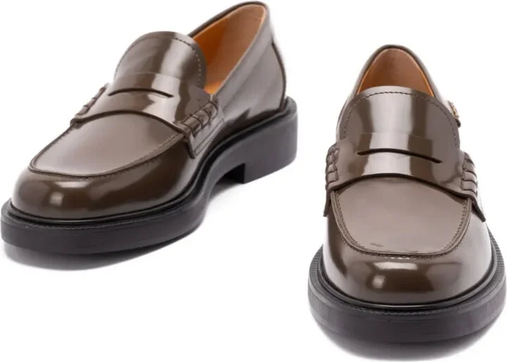 Penny Leather Loafers - Image 4
