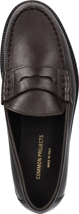 Penny Leather Loafers - Image 3