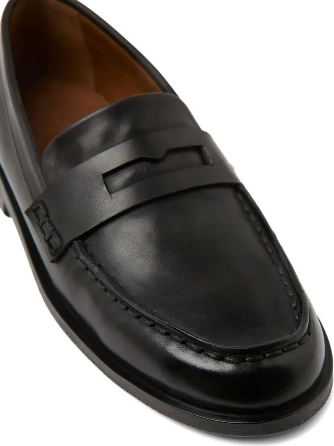 Penny Leather Loafers - Image 4