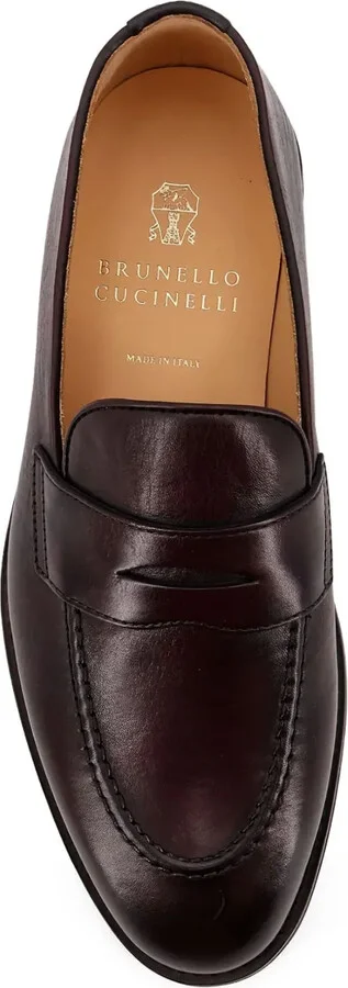 Penny Leather Loafers - Image 3