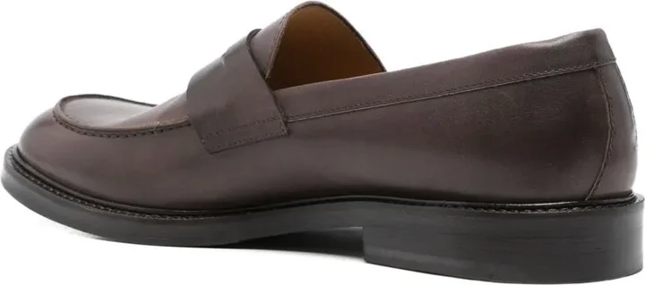Penny Leather Loafers - Image 3
