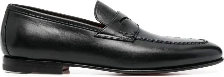 Penny leather loafers