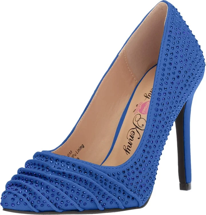 Blue Jeweled Lycra