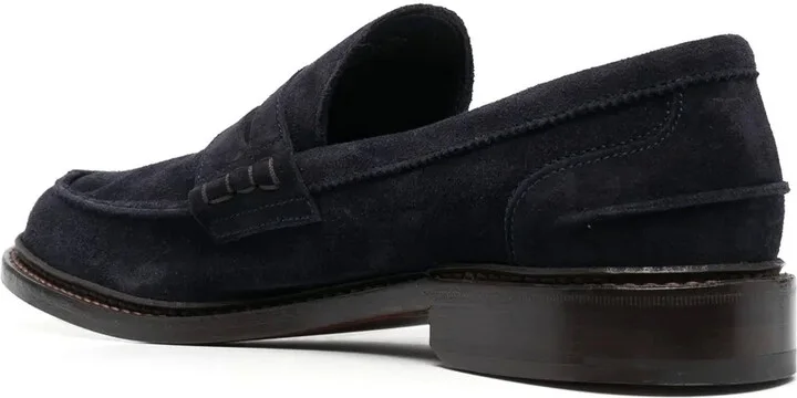 Penny-Slot Calf-Suede Loafers - Image 3