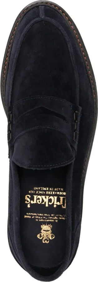 Penny-Slot Calf-Suede Loafers - Image 4