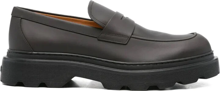 Penny-Slot Chunky Loafers