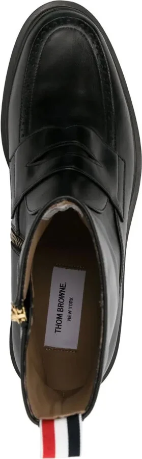 Penny Slot-Detail Ankle Boots - Image 4