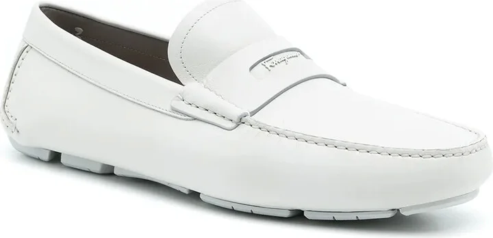 Penny-Slot Leather Driving Loafers - Image 2