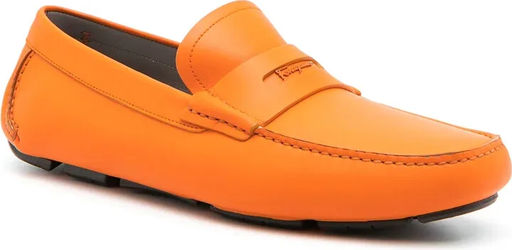 Penny-Slot Leather Driving Loafers - Image 2