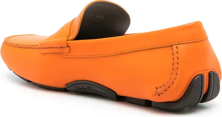 Penny-Slot Leather Driving Loafers - Image 3