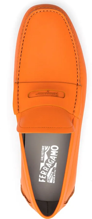 Penny-Slot Leather Driving Loafers - Image 4