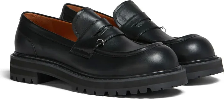 Penny-Slot Leather Loafers - Image 2