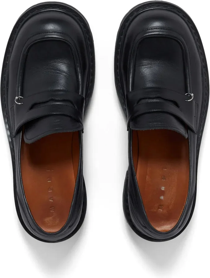 Penny-Slot Leather Loafers - Image 4