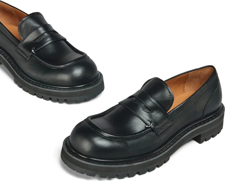 Penny-Slot Leather Loafers - Image 5