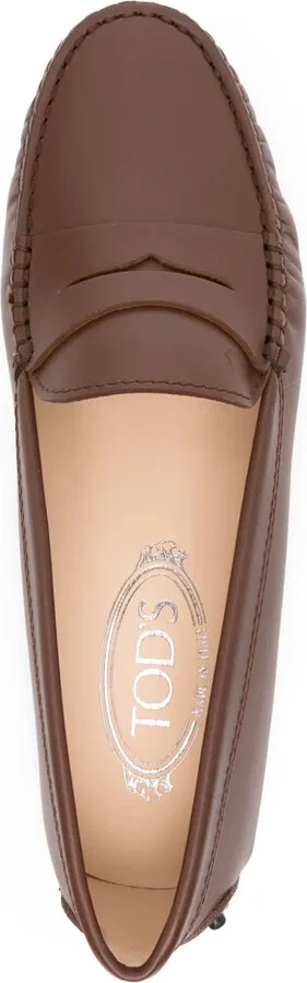 Penny Slot Leather Loafers - Image 4