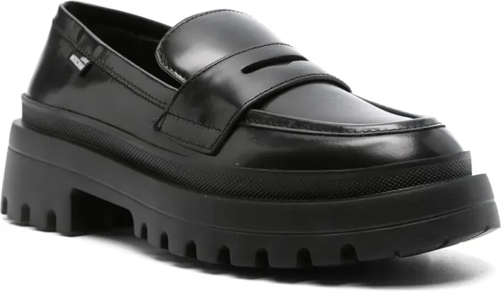 Penny Slot Leather Loafers - Image 2
