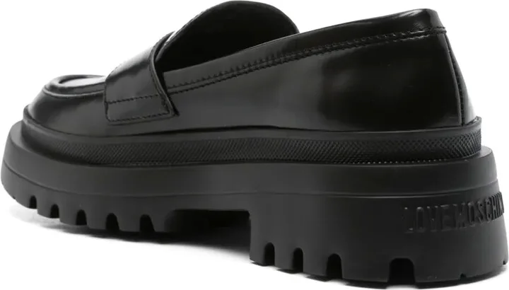 Penny Slot Leather Loafers - Image 3